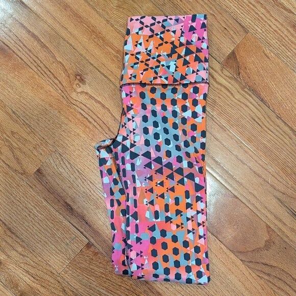 Victoria‎ Sport Size XS Multicolor Knockout Full Length Active Leggings Pants Z1 - Picture 6 of 7